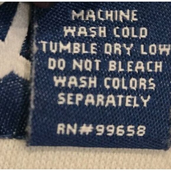 Blue 84 Holy Loon Lake Quarter Zip Pullover Women L White College Sweatshirt Use - Picture 8 of 8